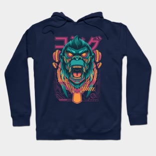 Awesome Cyberpunk Space Gorilla Hoodie